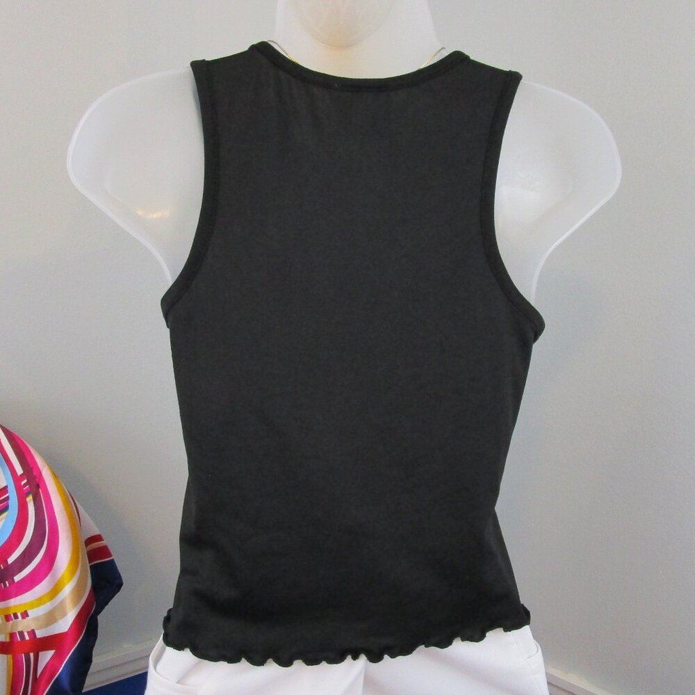 Olivia Rae Ruffle Hem Cropped Tank Top - Picture 5 of 8